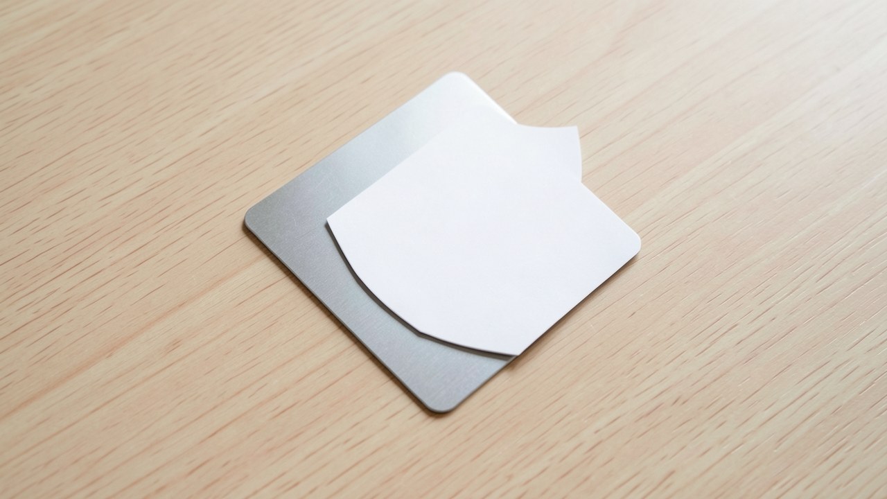A credit card partially covered by a shield-shaped paper cutout, symbolizing data protection and privacy.